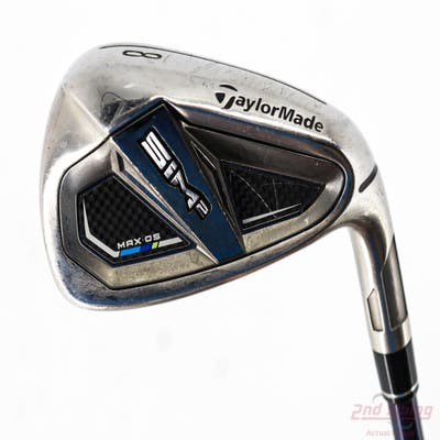 TaylorMade SIM2 MAX OS Single Iron 8 Iron Fujikura Ventus Blue 5 Graphite Senior Right Handed 36.5in