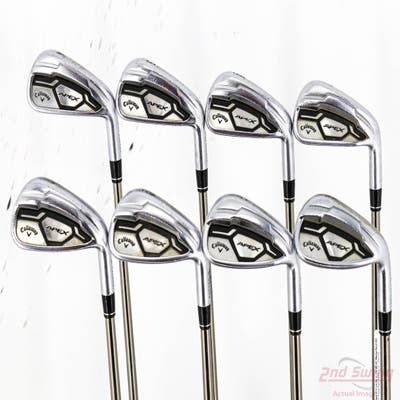 Callaway Apex CF16 Iron Set 4-PW AW UST Mamiya Recoil 660 F3 Graphite Regular Right Handed +1/2"