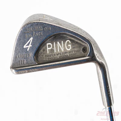 Ping Karsten III Single Iron 4 Iron Ping ZZ Lite Steel Stiff Right Handed Black Dot 38.0in