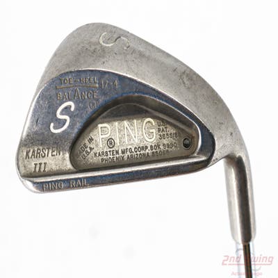 Ping Karsten III Wedge Sand SW Ping ZZ Lite Steel Stiff Right Handed Black Dot 35.5in
