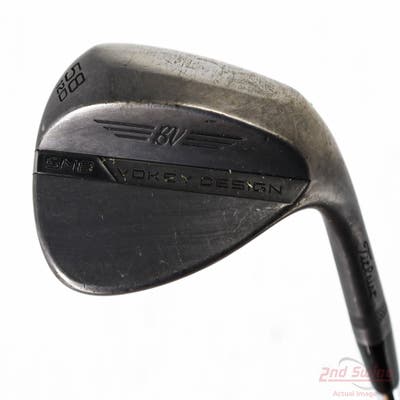 Titleist Vokey SM8 Jet Black Wedge Lob LW 58° 12 Deg Bounce D Grind Titleist Vokey BV Steel Wedge Flex Right Handed 35.25in