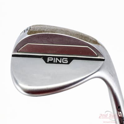 Ping s159 Chrome Wedge Lob LW 58° 10 Deg Bounce S Grind True Temper Dynamic Gold 105 Steel Stiff Right Handed Black Dot 35.25in