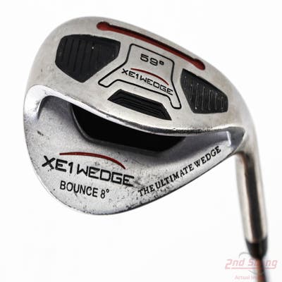 XE1 The Ultimate Wedge Lob LW 59° 8 Deg Bounce Stock Steel Shaft Steel Wedge Flex Right Handed 35.0in