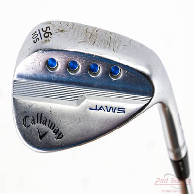 Callaway Jaws MD5 Platinum Chrome Wedge Sand SW 56° 10 Deg Bounce S Grind True Temper Dynamic Gold 105 Steel Stiff Right Handed 35.25in