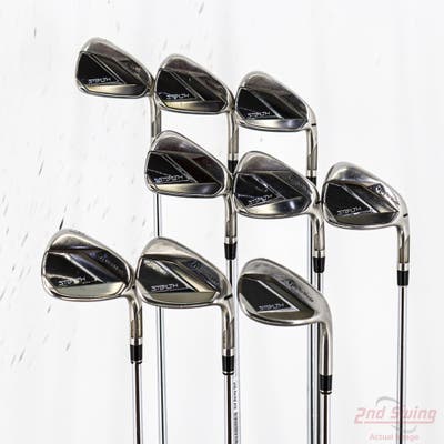 TaylorMade Stealth Iron Set 5-PW GW LW FST KBS Tour Steel X-Stiff Right Handed +1 1/4"