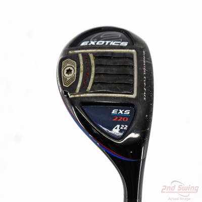 Tour Edge Exotics EXS 220 Hybrid 4 Hybrid 22° Fujikura Vista Pro 60 Graphite Stiff Right Handed 40.5in