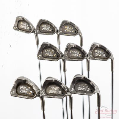 Ping Zing 2 Iron Set 3-PW SW Ping JZ Steel Stiff Right Handed Black Dot +1/2"