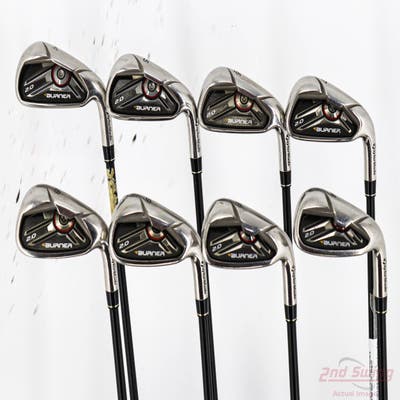 TaylorMade Burner 2.0 Iron Set 4-PW AW TM Superfast 65 Graphite Regular Right Handed +1/2"