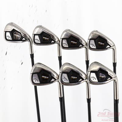 Callaway Rogue ST Max OS Iron Set 5-PW AW Mitsubishi Tensei AV Blue 65 Graphite Regular Right Handed STD
