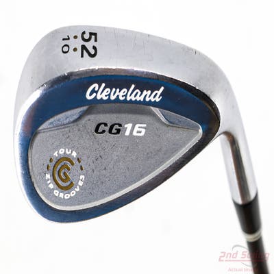 Cleveland CG16 Chrome Zip Groove Wedge Gap GW 52° 10 Deg Bounce Cleveland Traction Wedge Graphite Wedge Flex Right Handed 35.0in