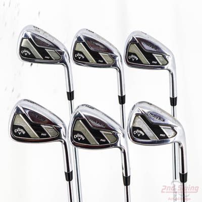 Callaway Mavrik Pro Iron Set 5-PW True Temper Dynamic Gold 105 Steel Regular Right Handed STD