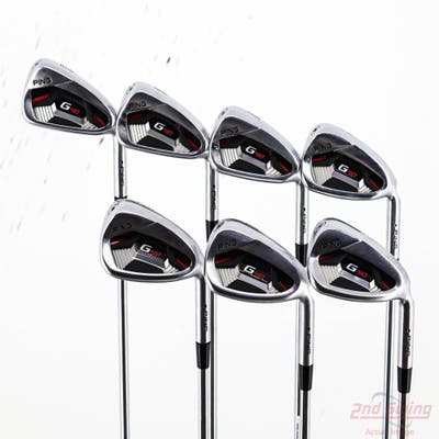 Ping G410 Iron Set 5-GW AWT 2.0 Steel Stiff Right Handed Black Dot +1/4"