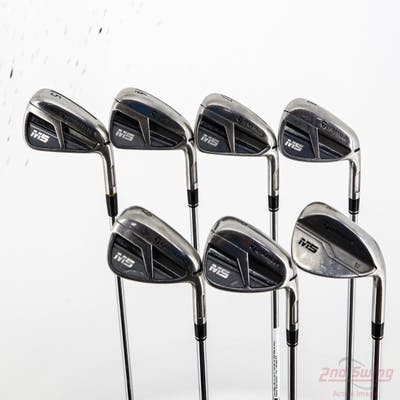 TaylorMade M5 Iron Set 5-PW AW FST KBS MAX 85 Steel Regular Right Handed -1/4"
