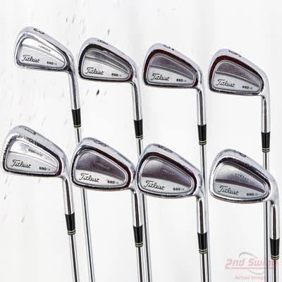 Titleist 690.CB Forged Iron Set 3-PW Stock Steel Shaft Steel Stiff Right Handed +1/4"