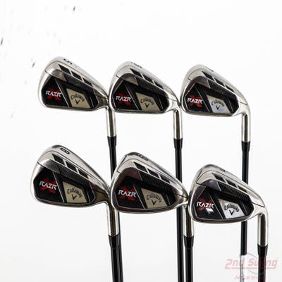 Callaway Razr X Iron Set 5-PW Stock Graphite Shaft Graphite Senior Right Handed +1/2"