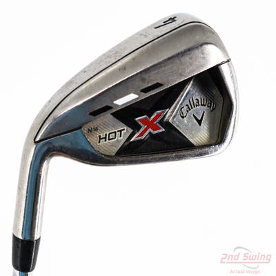 Callaway X Hot N14 Single Iron 4 Iron Callaway Stock Steel Steel Uniflex Left Handed 39.5in