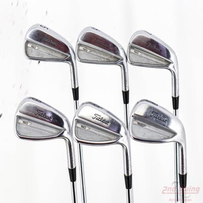 Titleist 2023 T150 Iron Set 5-PW True Temper Dynamic Gold Mid X100 Tour Issue Steel X-Stiff Right Handed +1/4"