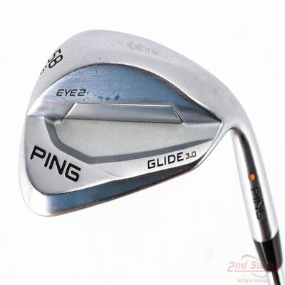 Ping Glide 3.0 Wedge Lob LW 58° 8 Deg Bounce Nippon NS Pro Zelos 7 Steel Regular Right Handed Orange Dot 35.5in