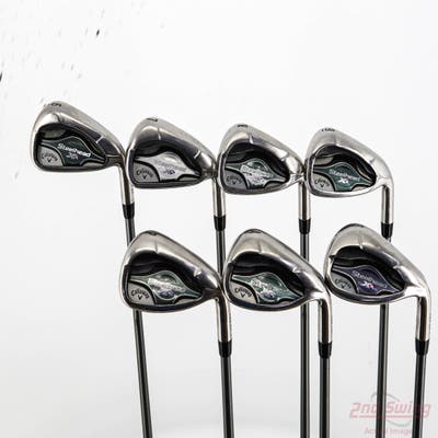 Callaway Steelhead XR Iron Set 6-PW AW SW Matrix Ozik Program F15 Graphite Regular Right Handed STD