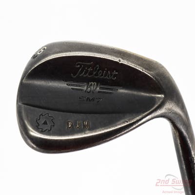 Titleist Vokey SM7 Jet Black Wedge Lob LW 58° 8 Deg Bounce M Grind True Temper Dynamic Gold S200 Steel Stiff Right Handed 35.75in