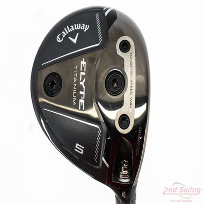 Callaway Elyte Ti Fairway Wood 5 Wood 5W 18° Fujikura Ventus Velocore+ Black 8 Graphite X-Stiff Right Handed 42.5in