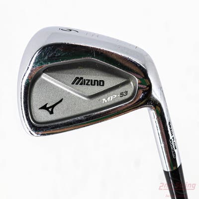Mizuno MP 53 Single Iron 6 Iron Project X Rifle 5.0 Steel Regular Right Handed 38.75in