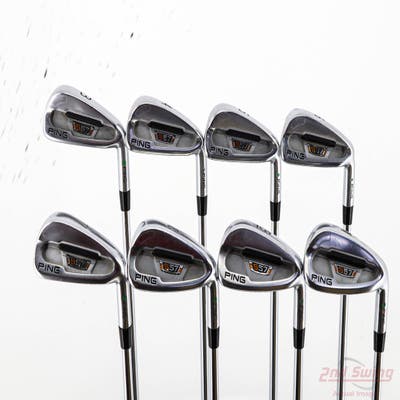 Ping S57 Iron Set 3-PW Ping AWT Steel Stiff Right Handed Green Dot +1/4"