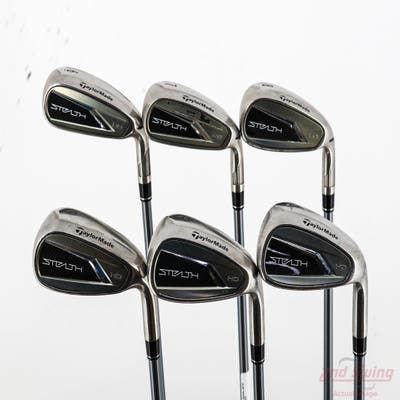 TaylorMade Stealth HD Iron Set 6-PW AW Fujikura Speeder NX 50 Graphite Senior Right Handed -1/4"