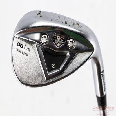 TaylorMade Rac Z Groove TP Black Wedge Sand SW 56° 16 Deg Bounce FST KBS Hi-Rev Steel Wedge Flex Right Handed 37.0in