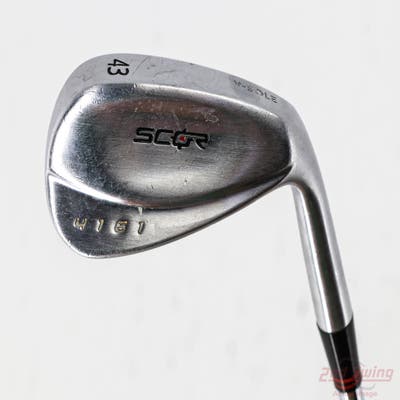 Scor 4161 Wedge Pitching Wedge PW 43° Stock Steel Shaft Steel Stiff Right Handed 36.25in