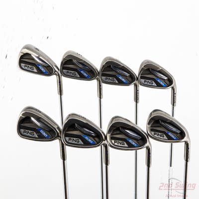 Ping G30 Iron Set 4-PW GW Ping CFS Distance Steel Regular Right Handed Blue Dot +1/4"