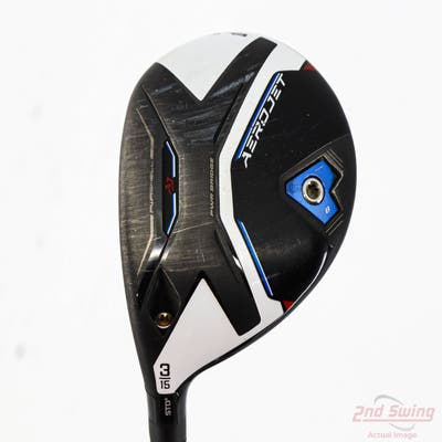 Cobra Aerojet Fairway Wood 3 Wood 3W 15° UST Mamiya LIN-Q M40X Blue 6 Graphite Stiff Left Handed 43.0in