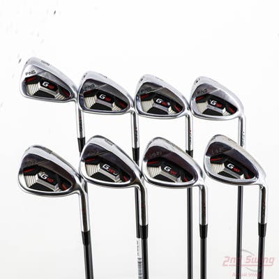 Ping G410 Iron Set 6-PW GW SW LW Ping TFC 80i Graphite Ladies Right Handed Red dot -1/2"