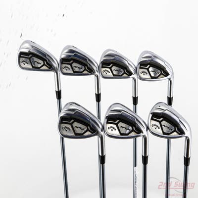 Callaway Apex CF16 Iron Set 5-PW AW Matrix Ozik Program F15 85 Graphite Stiff Right Handed +1/2"