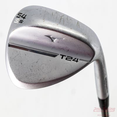 Mizuno T24 Soft Satin Wedge Sand SW 54° 10 Deg Bounce S Grind Stock Steel Shaft Steel Stiff Right Handed 35.5in