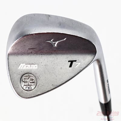 Mizuno T7 White Satin Wedge Gap GW 52° 8 Deg Bounce True Temper Dynamic Gold Steel Wedge Flex Right Handed 35.5in