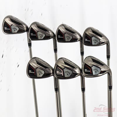 Callaway 2015 Big Bertha Iron Set 5-GW UST Mamiya Recoil 660 F3 Steel Regular Right Handed +1/4"