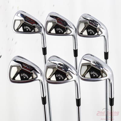 Callaway Apex 21 Iron Set 6-PW AW Project X LZ 5.5 Steel Regular Right Handed +1/2"
