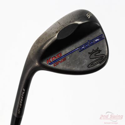 Cobra KING Black One Length Wedge Sand SW 56° 10 Deg Bounce Versatile True Temper Dynamic Gold S400 Steel X-Stiff Left Handed 38.0in