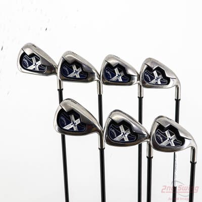 Callaway X-18 Iron Set 4-PW Callaway System CW75 Graphite Regular Right Handed +1/2"
