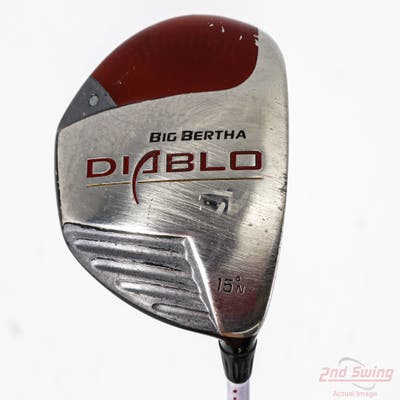 Callaway Big Bertha Diablo Fairway Wood 3 Wood 3W 15° Callaway Big Bertha Diablo FW Graphite Regular Right Handed 43.25in