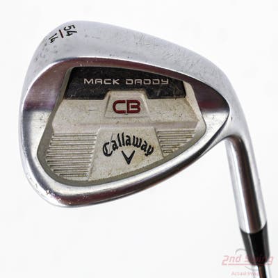 Callaway Mack Daddy CB Wedge Sand SW 54° 14 Deg Bounce FST KBS Hi-Rev 2.0 105 Steel Wedge Flex Right Handed 35.5in