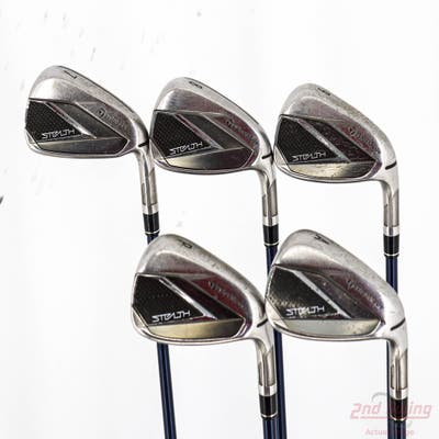 TaylorMade Stealth Iron Set 7-PW AW Fujikura Ventus Blue 6 Graphite Regular Right Handed STD