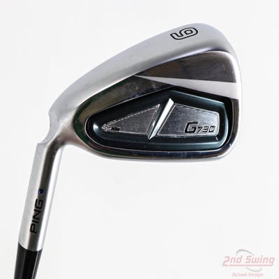 Ping G730 Single Iron 6 Iron ALTA Quick 45 Graphite Senior Left Handed Blue Dot 38.25in