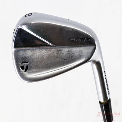 TaylorMade 2023 P770 Single Iron 8 Iron Stock Steel Shaft Steel Stiff Right Handed 36.5in