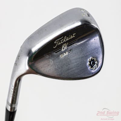 Titleist Vokey SM7 Tour Chrome Wedge Sand SW 54° 10 Deg Bounce S Grind SM7 BV Steel Wedge Flex Left Handed 35.25in