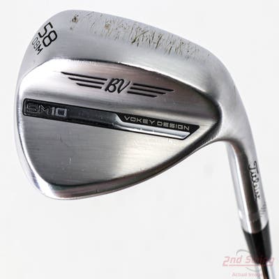 Titleist Vokey SM10 Tour Chrome Wedge Lob LW 58° 8 Deg Bounce M Grind Titleist Vokey BV Steel Wedge Flex Right Handed 35.0in