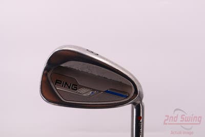 Ping 2015 i Single Iron 8 Iron Stock Steel Shaft Steel Stiff Right Handed Red dot 36.5in