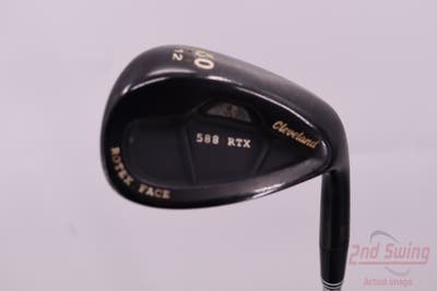 Cleveland 588 RTX CB Black Pearl Wedge Lob LW 60° 12 Deg Bounce ATV Cleveland ROTEX Wedge Steel Wedge Flex Right Handed 35.25in