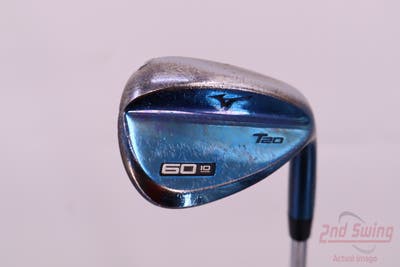 Mizuno T20 Blue Ion Wedge Lob LW 60° 10 Deg Bounce Dynamic Gold Tour Issue S400 Steel Stiff Right Handed 35.5in